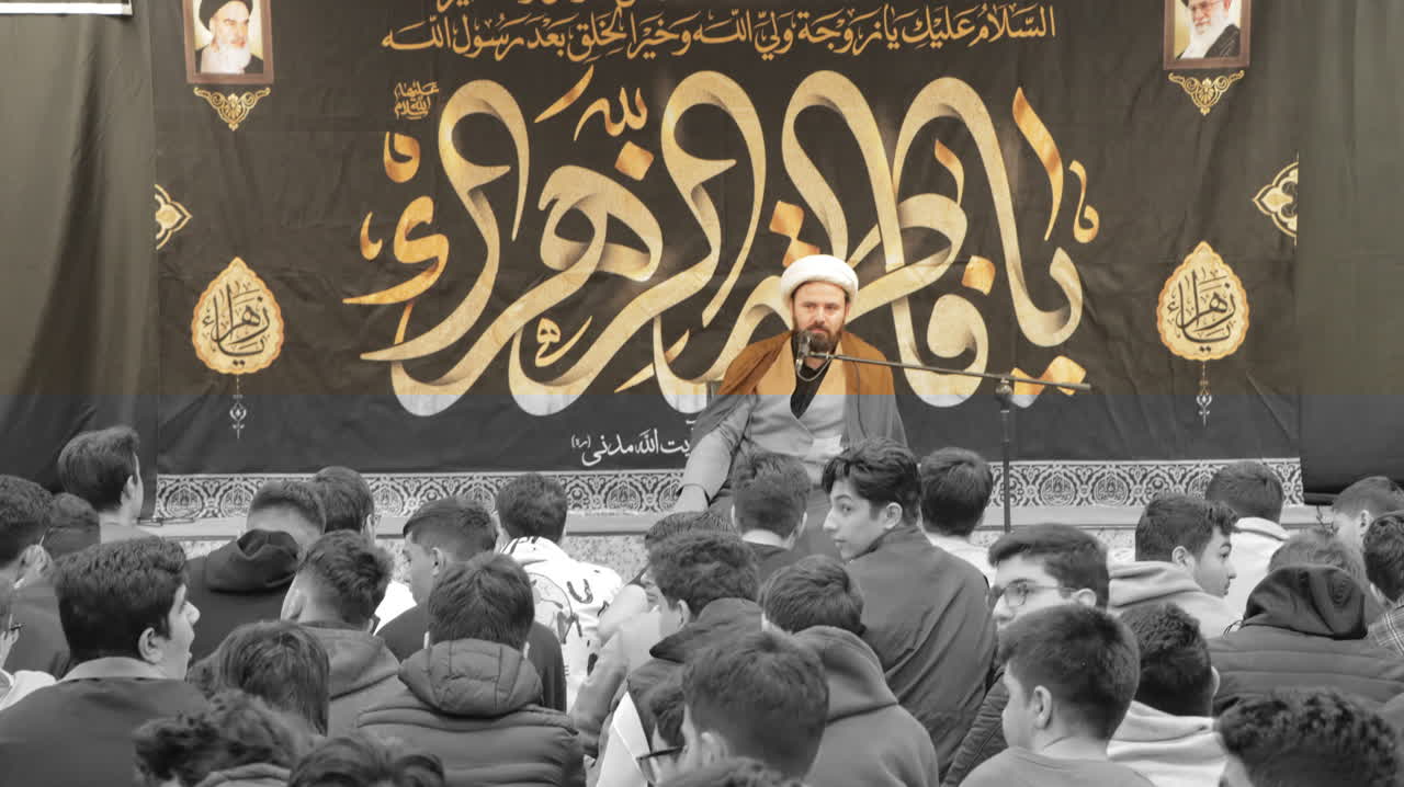 هیئت دانش‌آموزی به مناسبت ایام فاطمیه